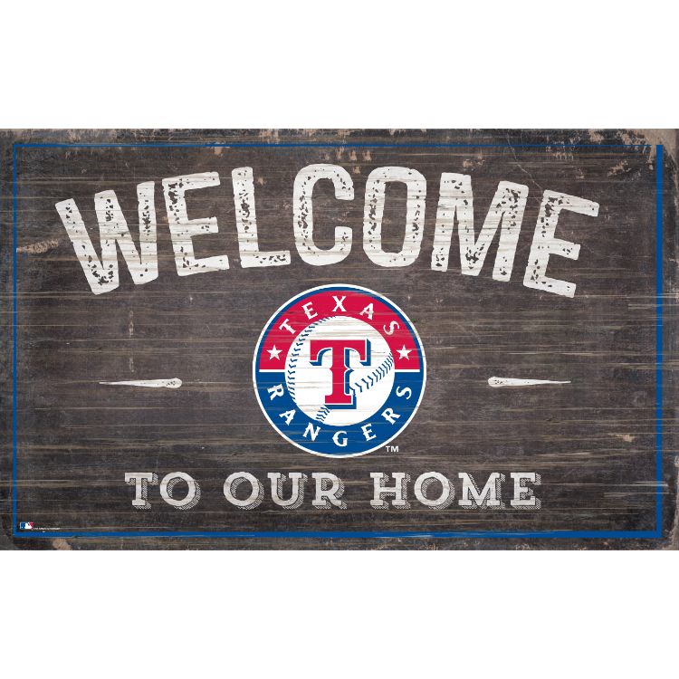 Rangers Welcome to Our Home Wall Décor.