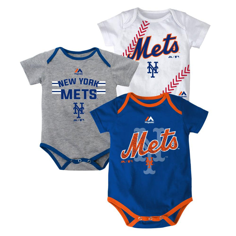 Mets Three Strikes Creeper Set (0-3 Months Only)