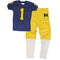 Michigan Toddler Football PJ Set