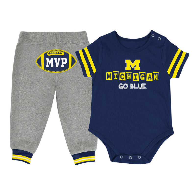 Wolverines Baby MVP Outfit