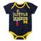 Michigan Little Kicker Bodysuit 3-Pack