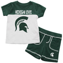 Spartans Infant Mascot Shorts and Tee Set