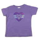 Sparkly Heart Lavender Mets Tee