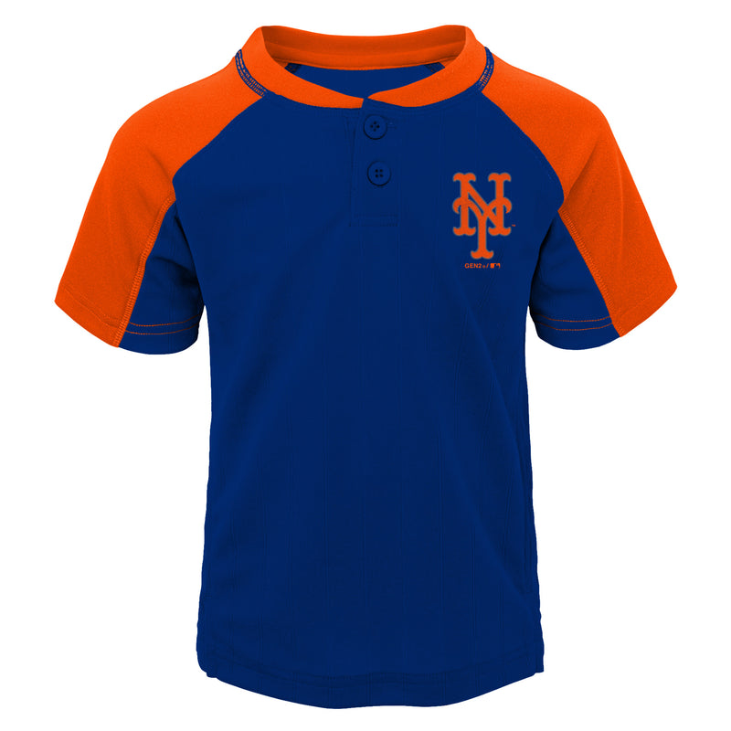 Mets Kid Baseball Shirt and Shorts Set