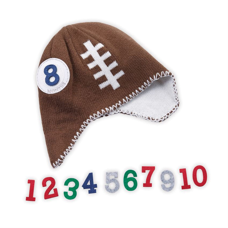 Football Milestones Knit Hat