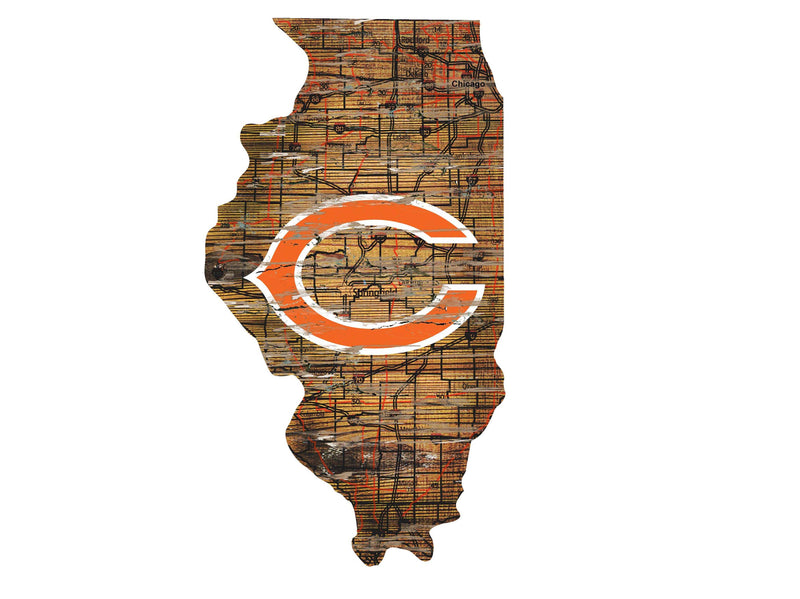 Bears Room Decor - State Sign