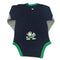 Notre Dame Fighting Irish Layered Sleeve Infant Bodysuit