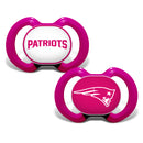 New England Patriots Pink Variety Pacifiers