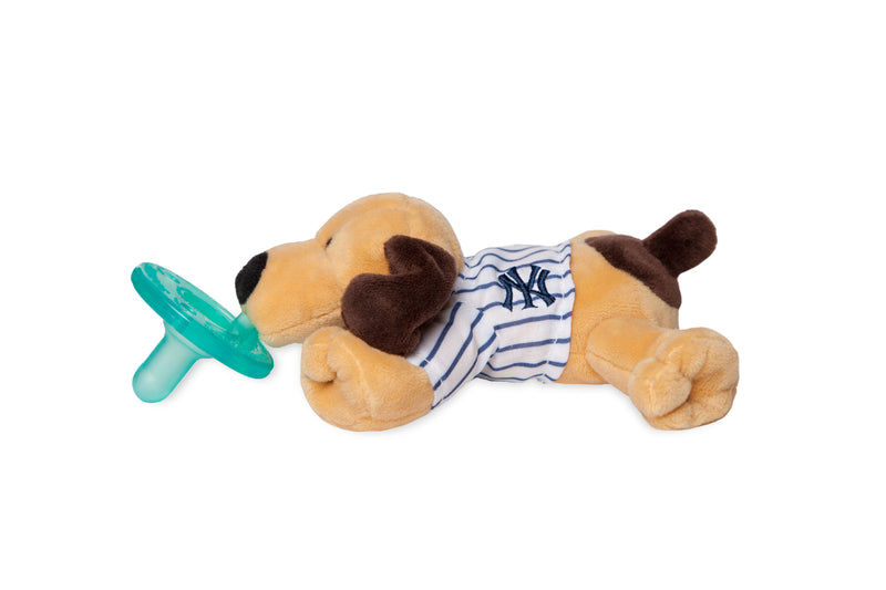 WubbaNub NY Yankees Pinstripe Puppy Pacifier