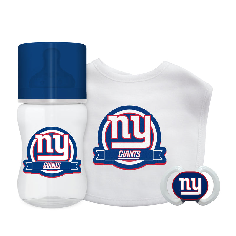 New York Giants 3 Piece Infant Gift Set