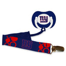 New York Giants Pacifier with Clip