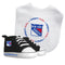 NY Rangers Baby Bib with Pre-Walking Shoes