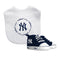 Yankees Baby Bib with Pre-Walking Shoes