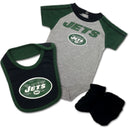 Baby Jets Creeper, Bib & Bootie Outfit