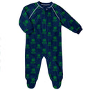 Notre Dame Logo Zip Up Pajamas