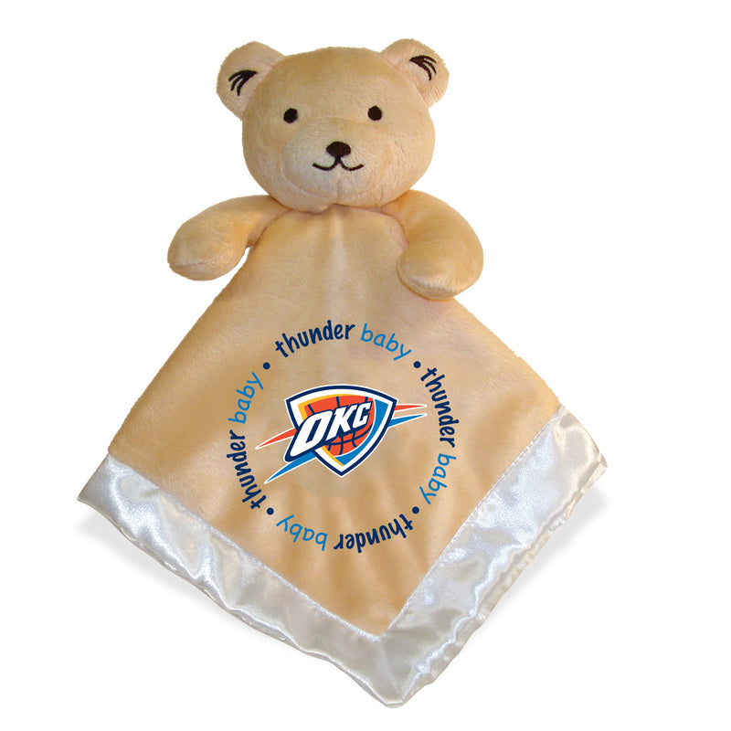 Embroidered OKC Thunder Baby Security Blanket