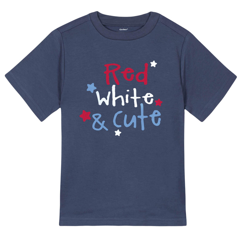 Red, White and Cute Shirt