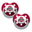 Ohio State Team Colors Two Pack Pacifier Set