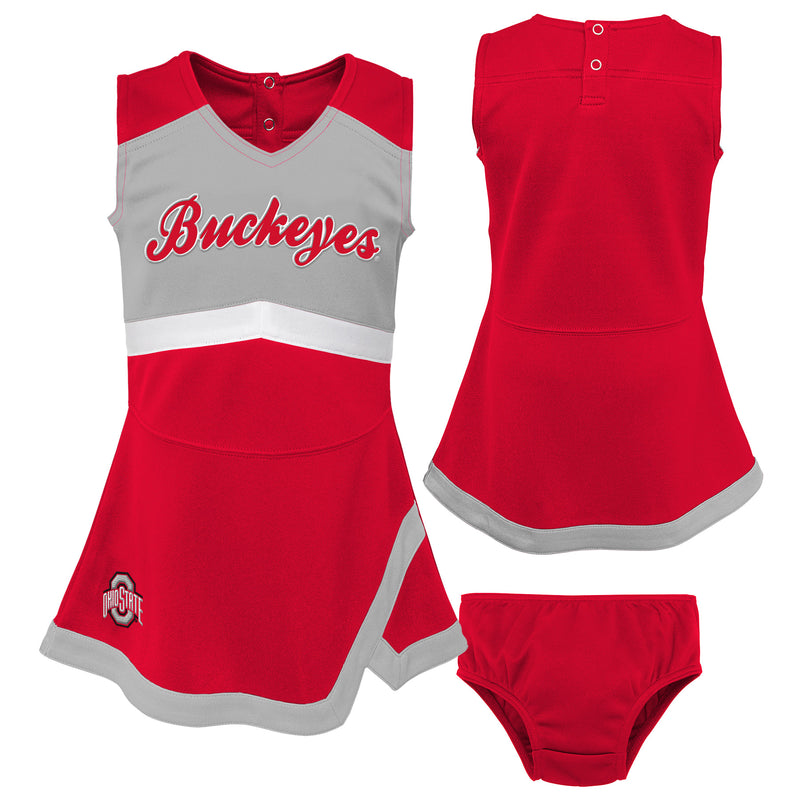 Ohio State Buckeyes Infant Cheerleader Dress
