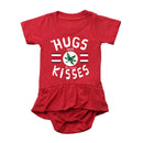 Ohio State Hugs and Kisses Baby Girl Skirted Bodysuit