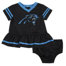 Panthers Baby Girl Dazzle Dress and Diaper Cover