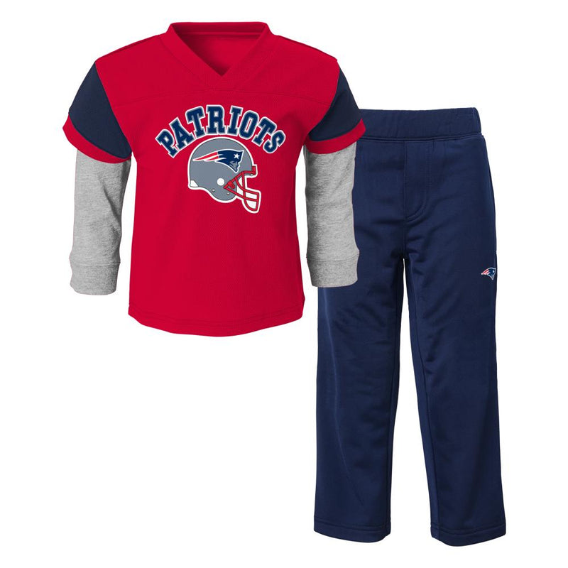 Patriots Infant/Toddler Jersey Style Pant Set
