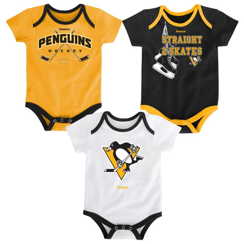Penguins Infant 3 Piece Bodysuit Set