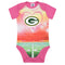 Packers Infant Girl Pink Field Bodysuit