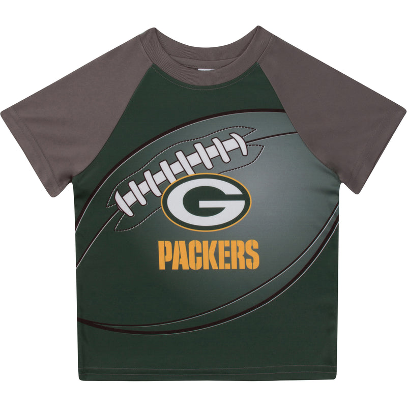 Packers Short Sleeve Football Tee (12M-4T)