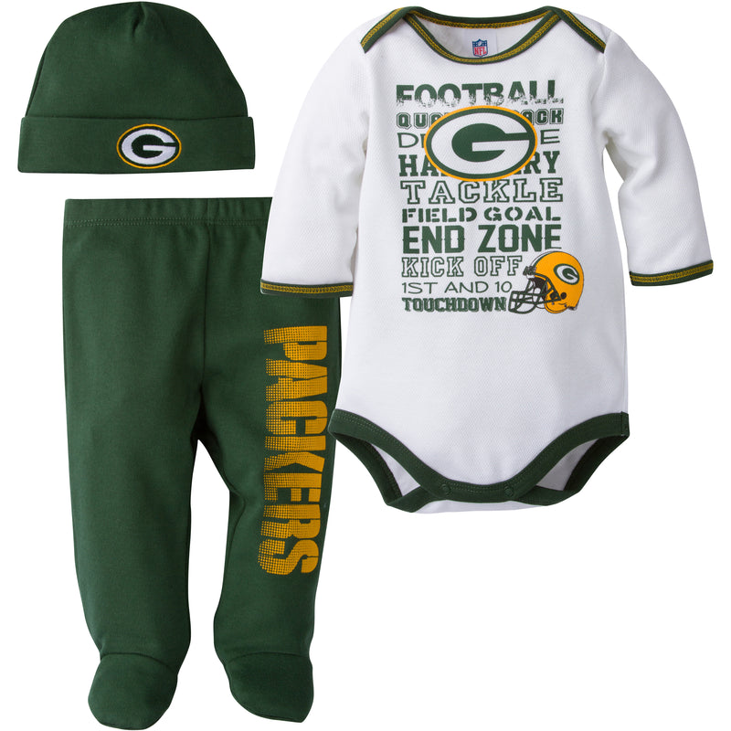 Packers Baby 3 Piece Outfit