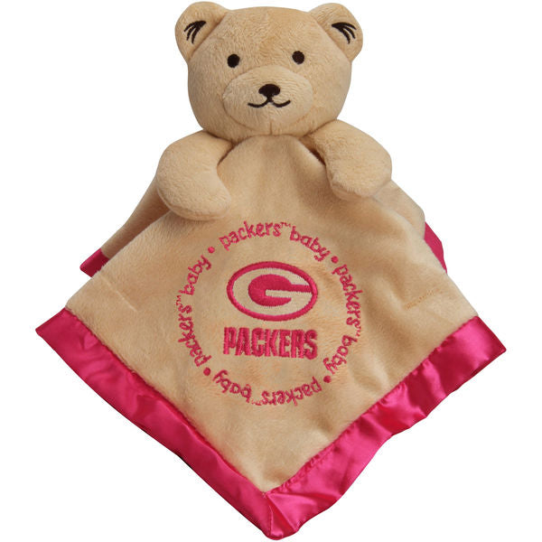 Green Bay Packers Pink Baby Security Blanket