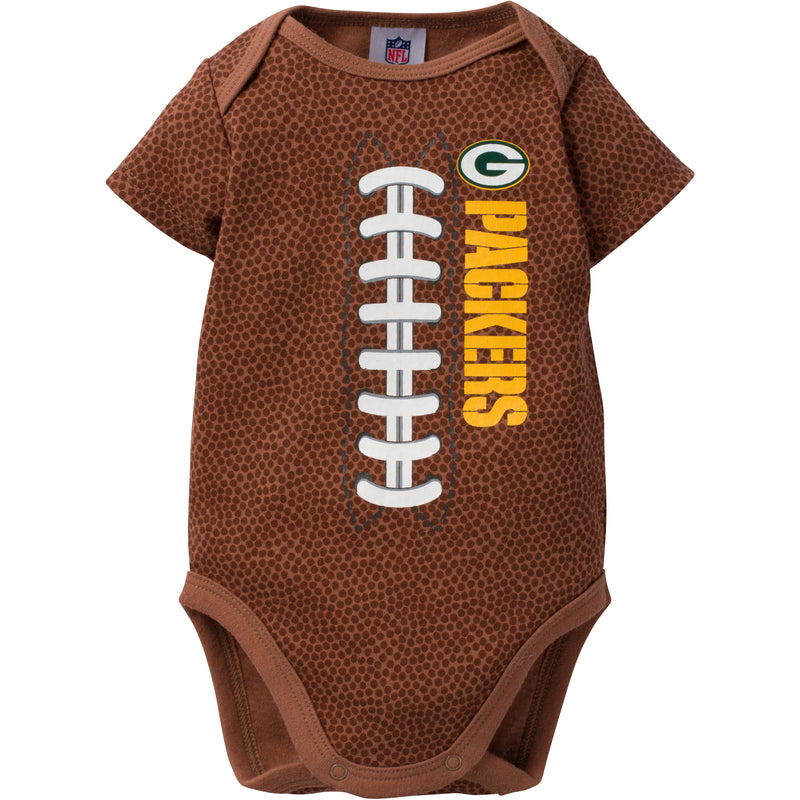 Packers Baby Fan Pigskin Onesie