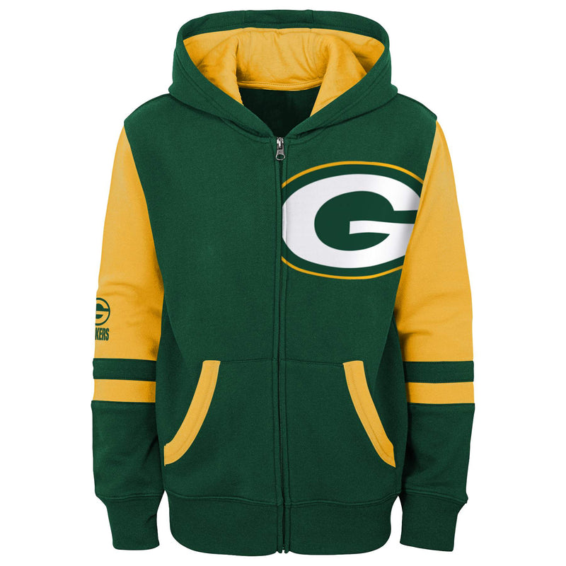 Green Bay Packers Zip Up Sweatshirt