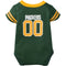 Baby Packers Football Jersey Onesie