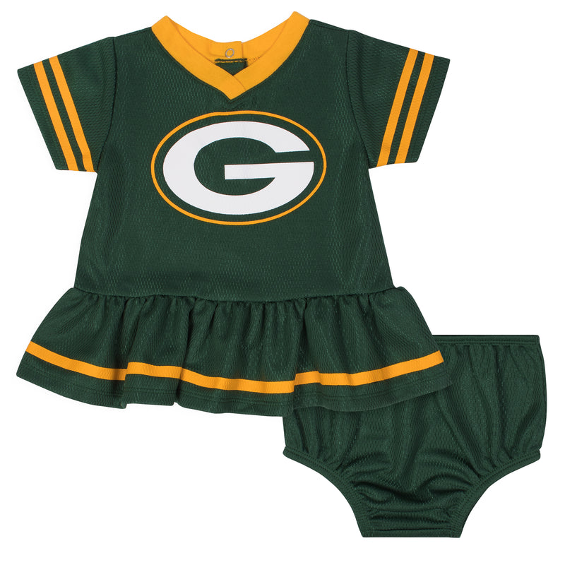 Packers Baby Girl Team Dress with Bloomers