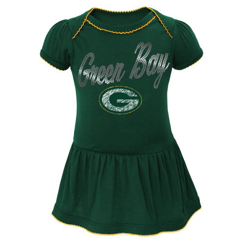 Packers Baby Dazzle Bodysuit Dress