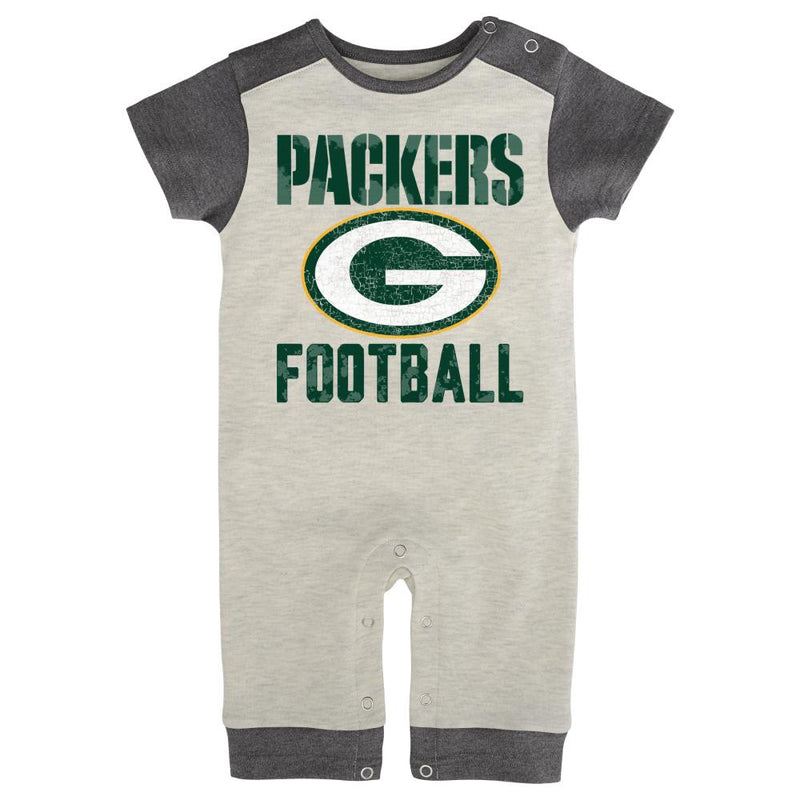 Packers Vintage Style Baby Coverall