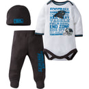 Panthers Baby 3 Piece Outfit