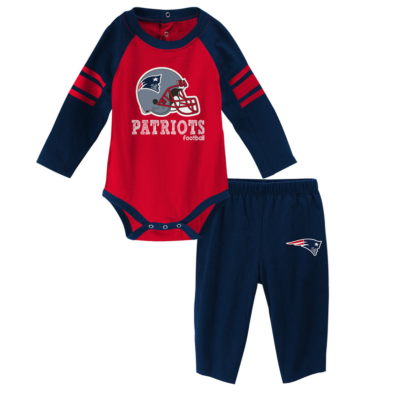 Patriots Long Sleeve Bodysuit and Pants Outfit