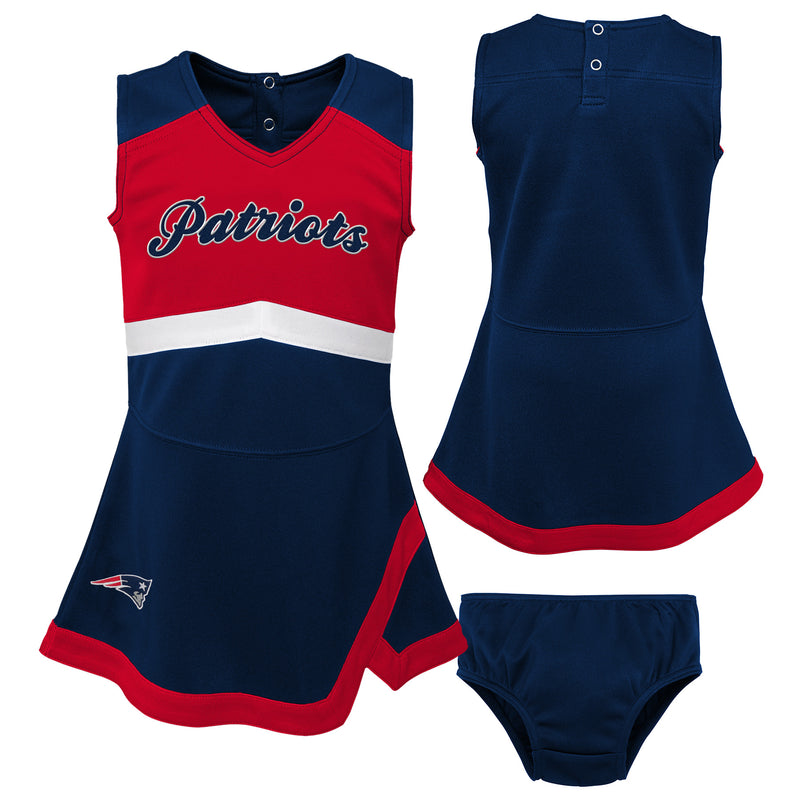 New England Patriots Infant Cheerleader Dress