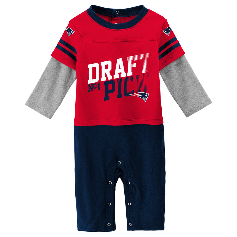 Patriots Boy Long Sleeve Coverall