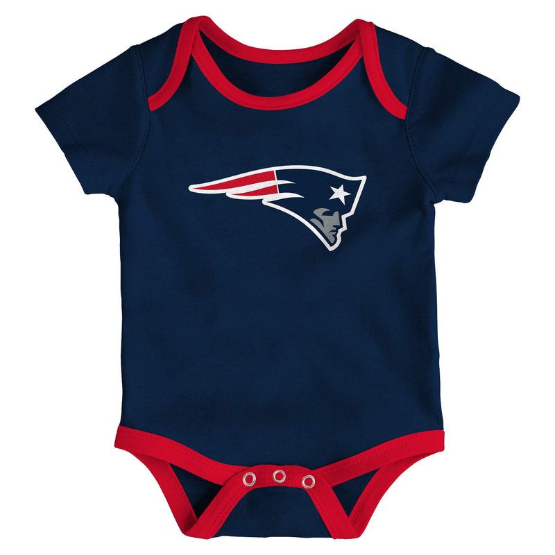 Patriots Baby 3 Piece Bodysuit Set