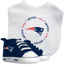 Patriots Baby Bib with Pre-Walking Shoes