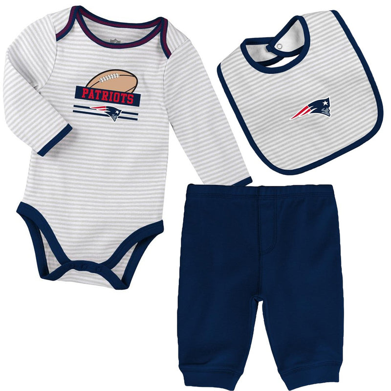 Baby Patriots Bodysuit, Bib and Pant Set