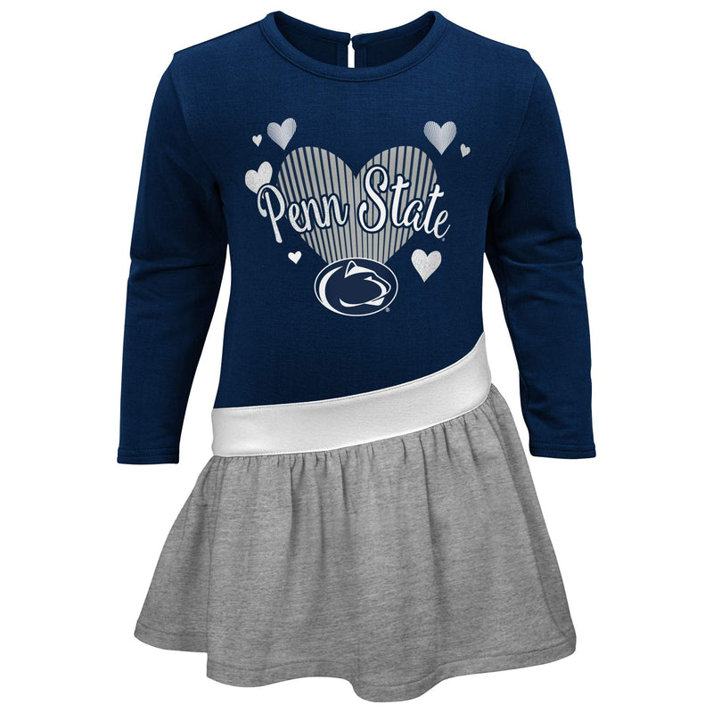 Penn State Girls Heart Jersey Dress