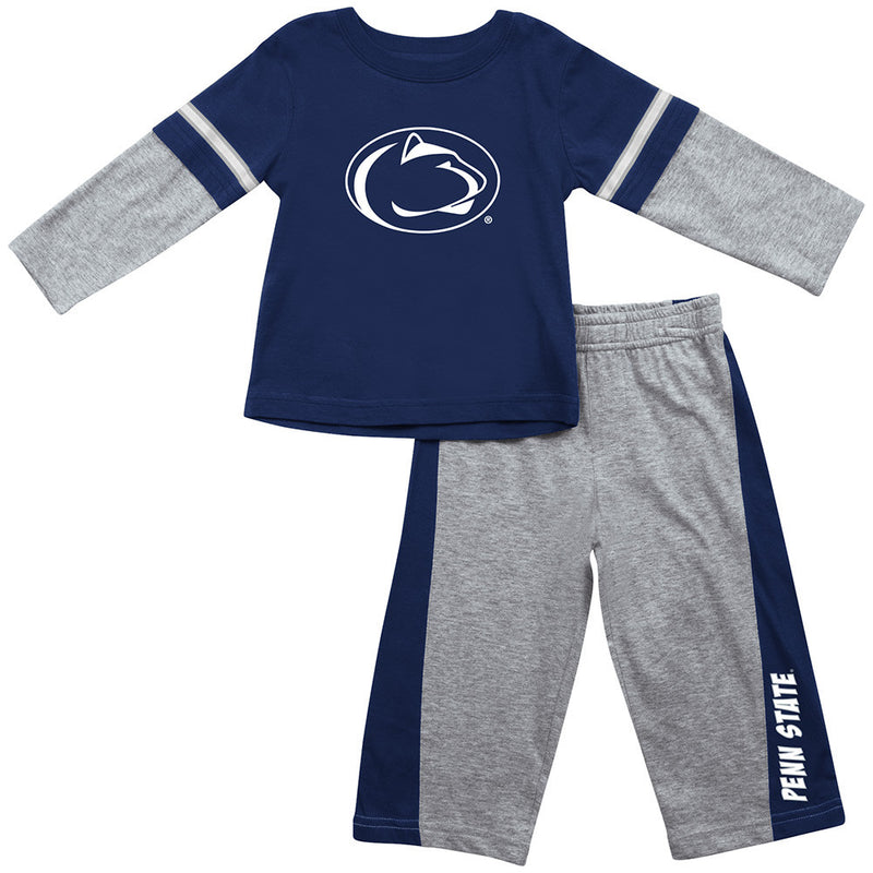 Penn State Infant Long Sleeve Tee and Pants