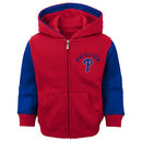 Phillies Baseball Zip Up Hooded Jacket