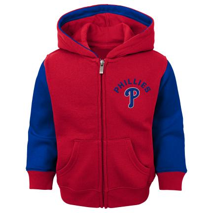 Phillies Baseball Zip Up Hooded Jacket