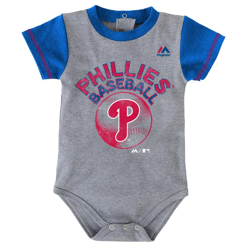 Phillies Baby Jersey Bodysuit with Shorts