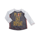 Play Eat Repeat Thanksgiving Tee